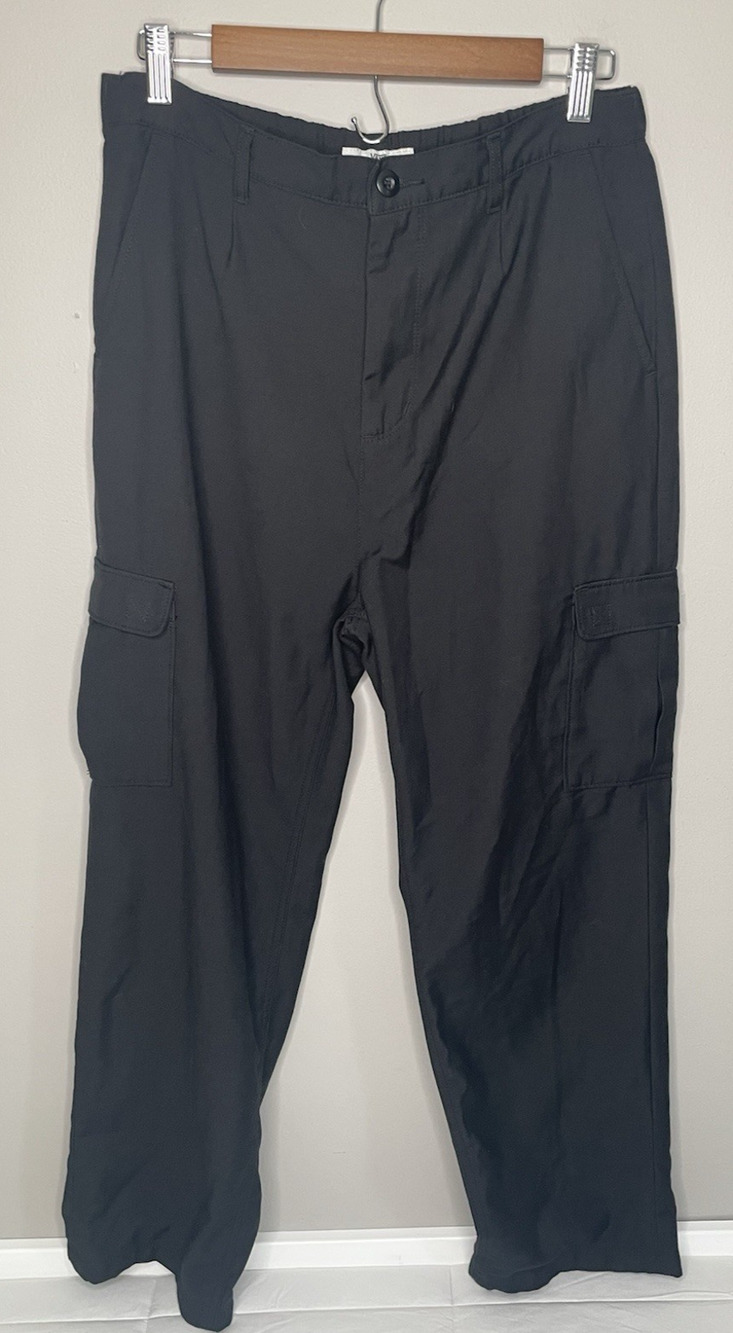 Vans Cargo Pants Mens Large Black Cargo Utility Skate Casual Size Large